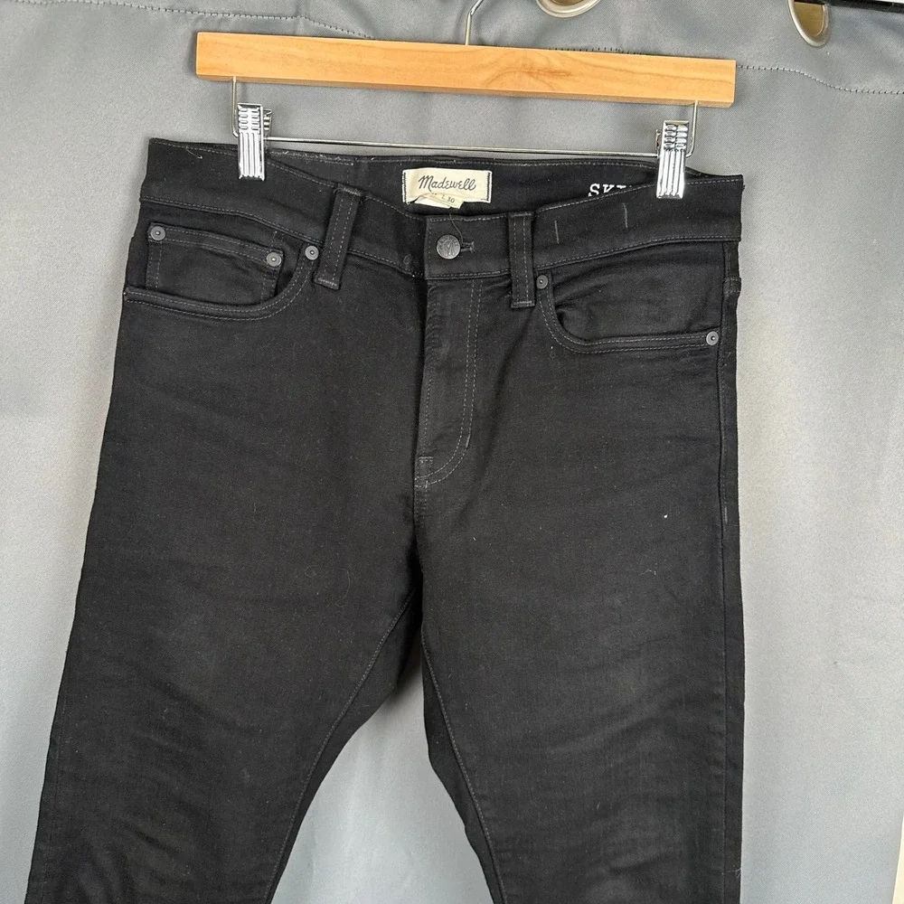 Madewell Mens Skinny Jeans Black Denim Pants W31 L30